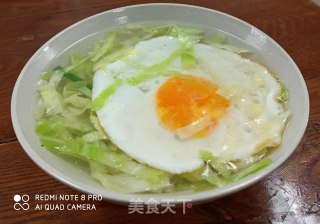 包菜荷包蛋汤的做法