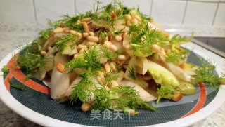 茴香玉兰菜沙拉的做法