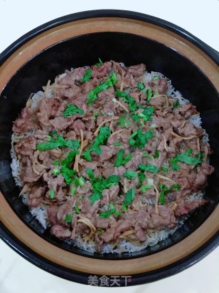 牛肉煲仔饭的做法