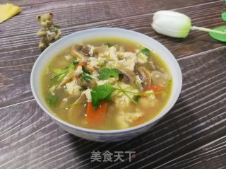 蘑菇蛋花汤的做法
