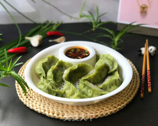 韭菜鸡蛋粉条双色水饺的做法