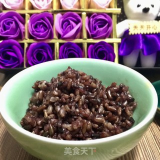 三色糙米饭的做法