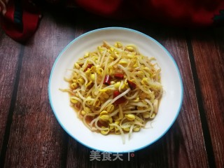 清炒黄豆芽的做法