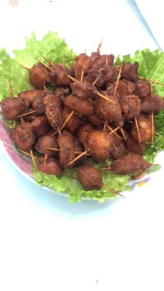 自制牙签肉的做法