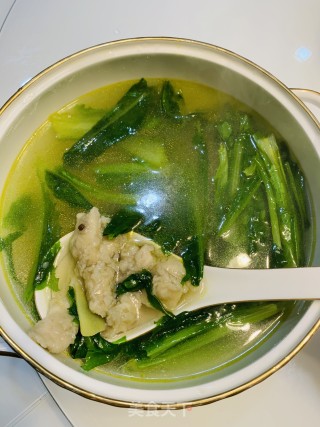 冬季美食，水煮滑肉的做法