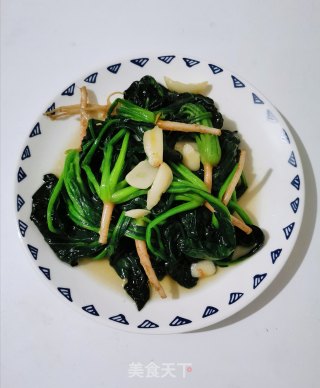 蒜蓉菠菜的做法