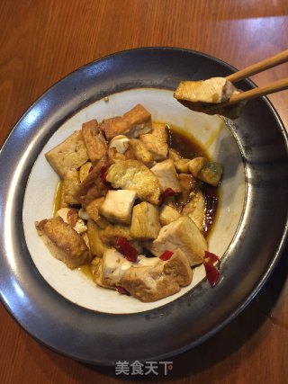 菜油煎豆腐的做法