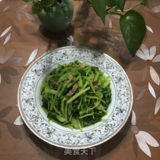 油渣炒香芹的做法