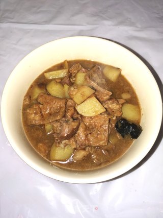 炖肉烩土豆的做法