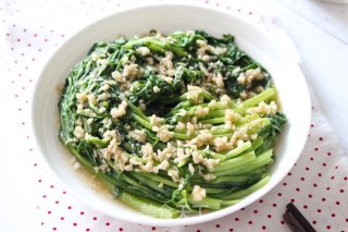 蒜蓉茼蒿的做法