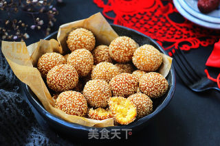 炸红薯麻球的做法