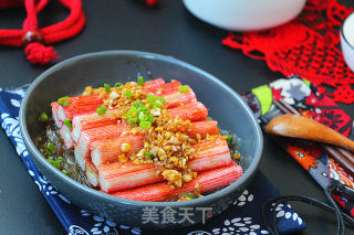 粉丝蒸蟹肉棒的做法