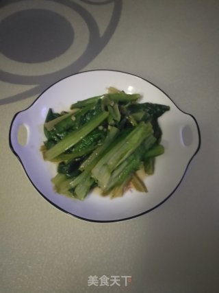 蒜蓉油麦菜的做法