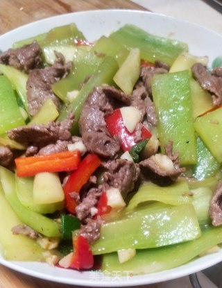 牛肉莴笋的做法