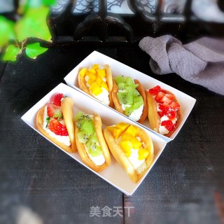 水果抱抱蛋糕的做法