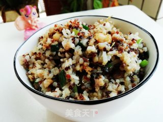 三色藜麦生蚝炒饭的做法