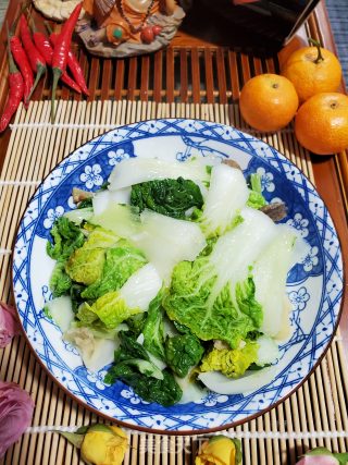 炒黄心菜的做法