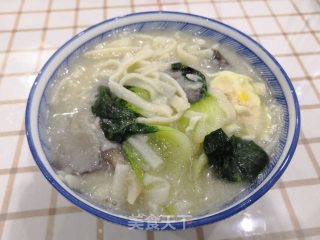 白菜鸡蛋煮豆丝的做法