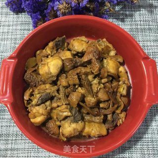 姬松茸烧鸡腿的做法