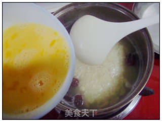 花生红枣蛋糊粥的做法步骤：7