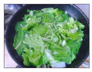 肉炒小白菜的做法步骤：2