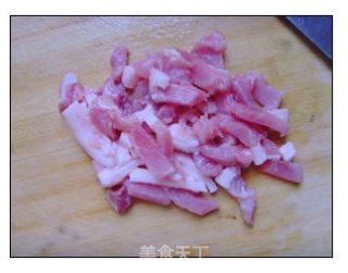 肉炒小白菜的做法步骤：3