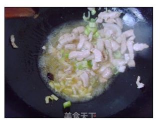 肉炒小白菜的做法步骤：5