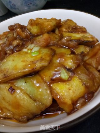 肉片烧茄子的做法