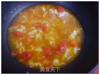 西红柿面疙瘩汤的做法步骤：8