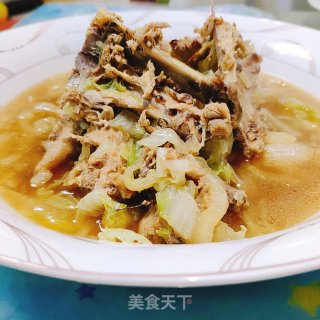 鸡架白菜的做法