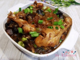 鸡腿香菇炖粉条的做法