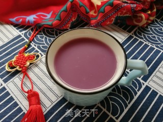 紫薯百合燕麦米浆的做法