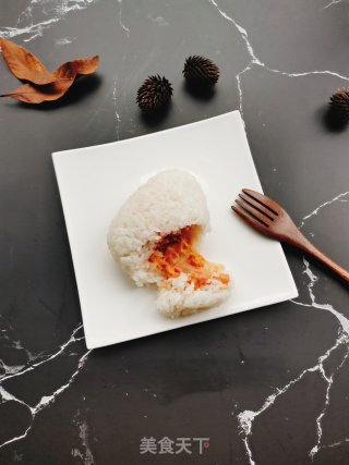 火腿肉松饭团的做法