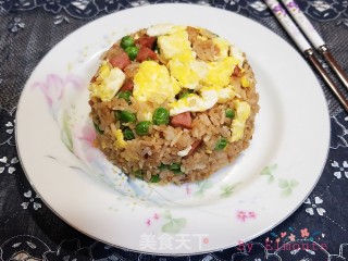 香肠蛋炒饭的做法