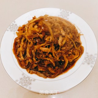 姜丝肉的做法