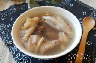 花生黄豆鸡爪汤的做法