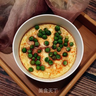 青豆蒸蛋的做法