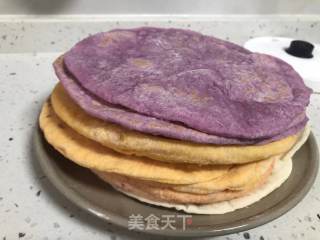 彩色饼的做法