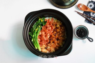 腊味煲仔饭的做法
