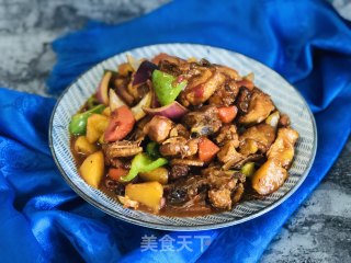 家常大盘鸡的做法