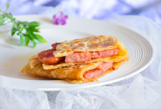 香肠手抓饼的做法