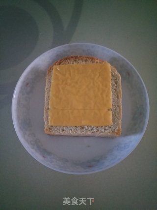 芝士片烤土司的做法