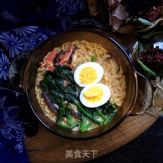 花式煮拉面的做法