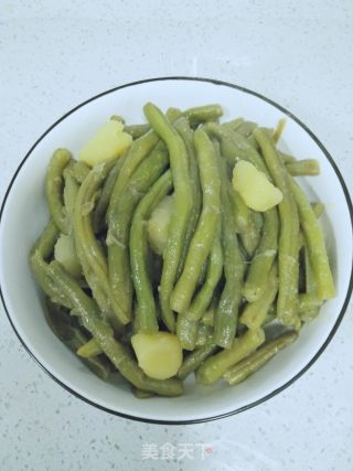 鸡汁炖豆角的做法