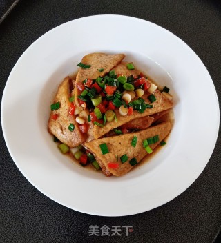 孜然豆腐的做法