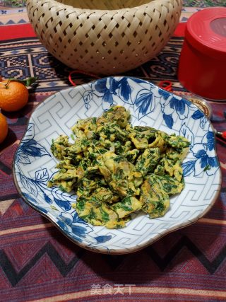 韭菜萝卜干炒鸡蛋的做法