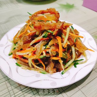 凉拌海蜇头的做法