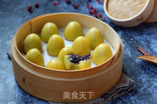 粘豆包的做法