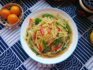 家常土豆丝的做法