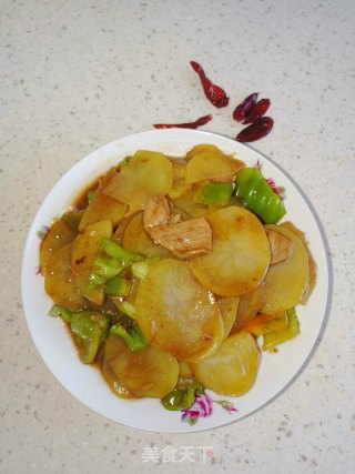 青椒土豆炒肉片的做法